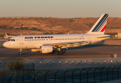 AirFrance A319 F-GRXD MAD 101011