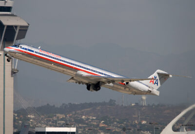AmericanAirlins MD80 N982TW LAX 071010