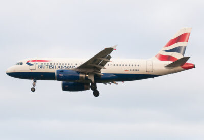 BritishAirways A319 G-EUPB LHR 070112