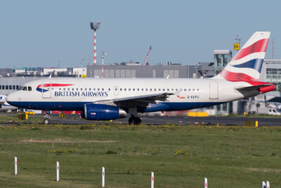 BritishAirways A319 G-EUPU DUS 290918
