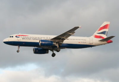 BritishAirways A320 G-EUUF LHR 070112