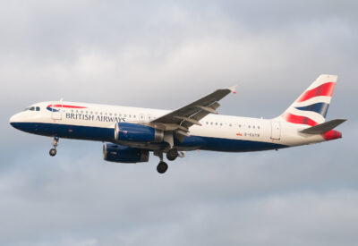 BritishAirways A320 G-EUYB LHR 070112
