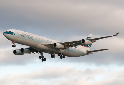 CathayPacific A343 B-HXD LHR 070112