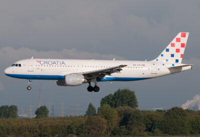 Croatia A320 9A-CTJ DUS 290912