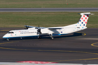 Croatia Dash8-Q400 9A-CQD BRU 220319