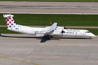 Croatia Dash8-Q400 9A-CQE ZRH 020921
