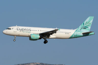 CyprusAirways A320 5B-DDQ ATH 090623a