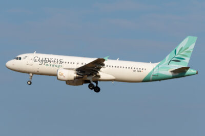 CyprusAirways A320 5B-DDR ATH 080623