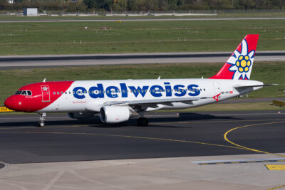 Edelweiss A320 HB-IHY DUS 290918