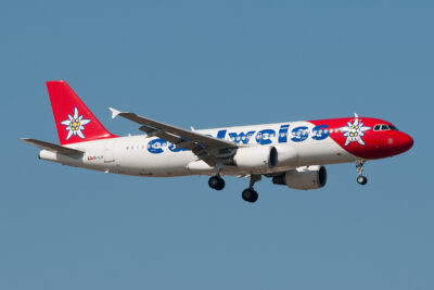 Edelweiss A320 HB-IJV AYT 130915
