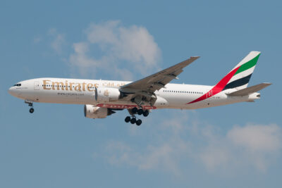 Emirates 772 A6-EMH DXB 110214