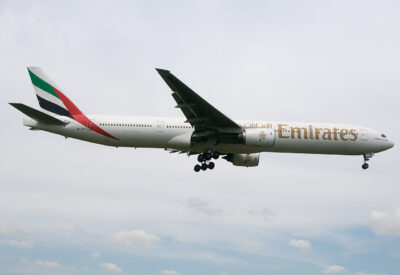 Emirates 773 A6-EMO LGW 120509