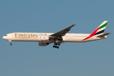 Emirates 773 A6-EMS DXB 130214