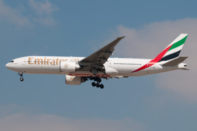 Emirates 77L A6-EWA DXB 110214