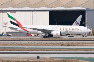 Emirates 77L A6-EWD LAX 071009