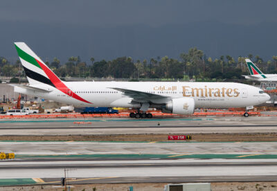 Emirates 77L A6-EWH LAX 061010