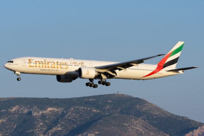 Emirates 77W A6-EPY ATH 090623