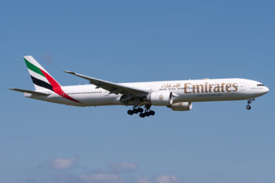 Emirates 77W A6-EQM ZRH 010921