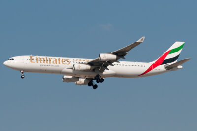 Emirates A343 A6-ERM DXB 120214