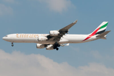 Emirates A345 A6-ERG DXB 120214