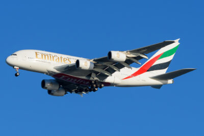 Emirates A388 A6-EUA JFK 130822