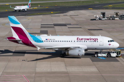 EurowingsEurope A319 OE-LYU DUS 290918a