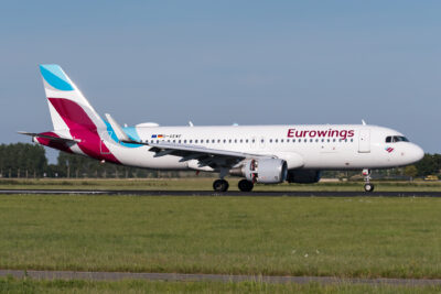 Eurowings A32A D-AEWF AMS 300720