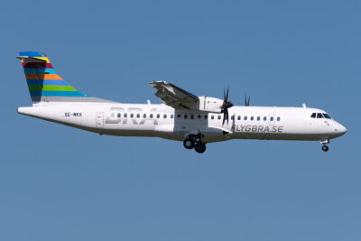FlyBRA ATR72 SE-MKK ZRH 010921