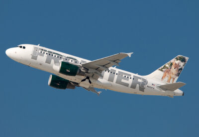Frontier A319 N920FR LAX 071010
