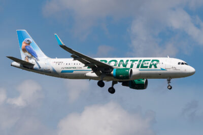 Frontier A320 N230FR BWI 070822