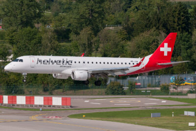 HelveticAirways E190 HB-JVN ZRH 200817