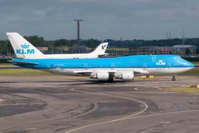 KLM 744 PH-BFL AMS 180813