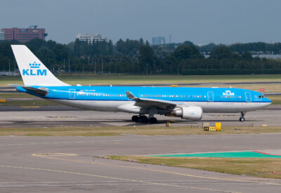 KLM A332 PH-AOM AMS 180813