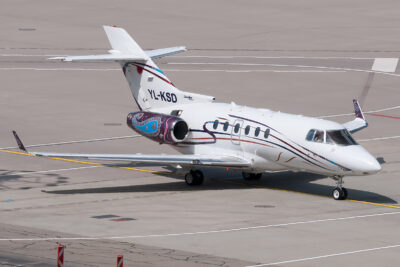 KSAvia Hawker850XP YL-KSD ZRH 200817
