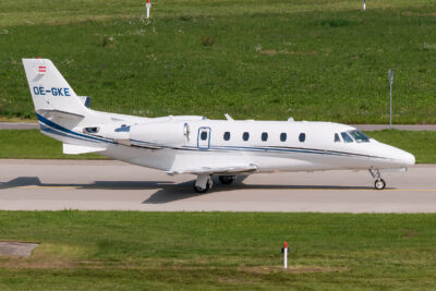 KronoAir Citation560XL OE-GKE ZRH 200817