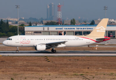 LibyanAirlines A320 TS-INN IST 031012