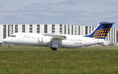 LufthansaRegional BAe146 D-AEWL HAJ 210407