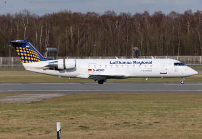 LufthansaRegional CRJ200 D-ACRO HAM 220310