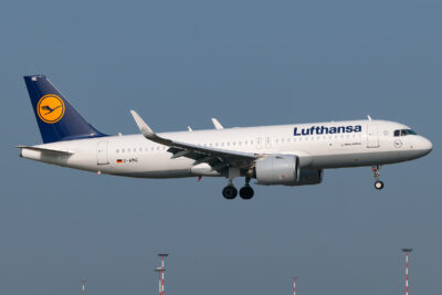 Lufthansa A20N D-AINE MXP 120617