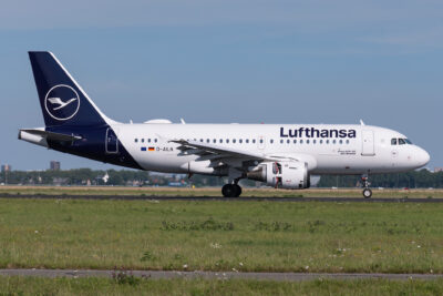 Lufthansa A319 D-AILN AMS 300720