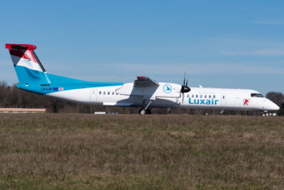 Luxair Dash8-Q400 LX-LGF LUX 210319