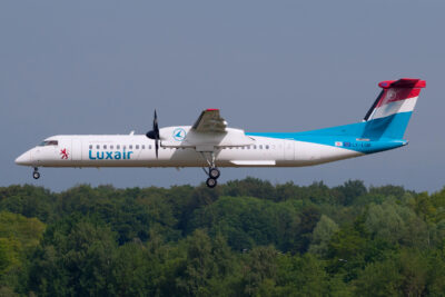 Luxair Dash8-Q400 LX-LGM LUX 250515