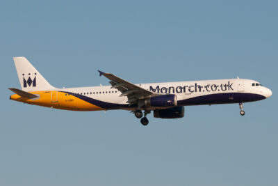 Monarch A321 G-OZBS BCN 070713