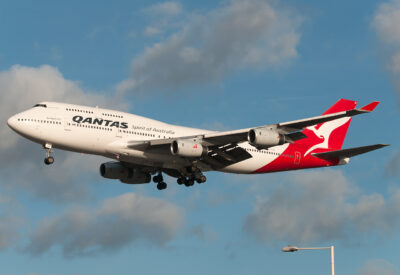 Qantas 744 VH-OJS LHR 070112