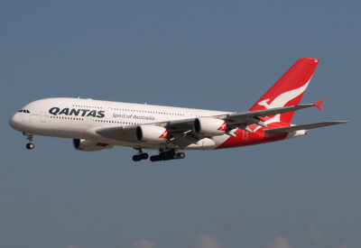 Qantas A380 VH-OQD LAX 071010