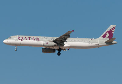Qatar A321 A7-ADT DXB 140214