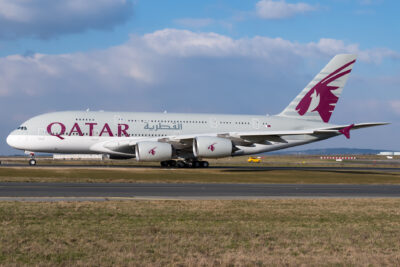 Qatar A388 A7-APD CDG 260218