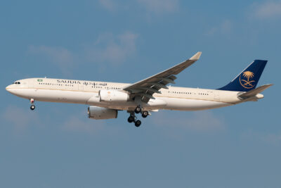 Saudia A333 HZ-AQI DXB 110214