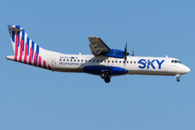 SkyExpress ATR72 SX-ELV ATH 090623