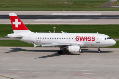 Swiss A319 HB-IPX ZRH 200817